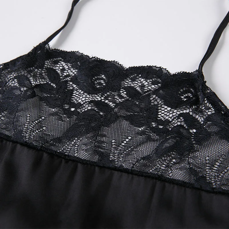 

Fashion Sexy Underwear Chinese Classic Pajamas Nightdress Thin Lace Bellyband Lingerie Set with Thongs Babydoll Women Erotic