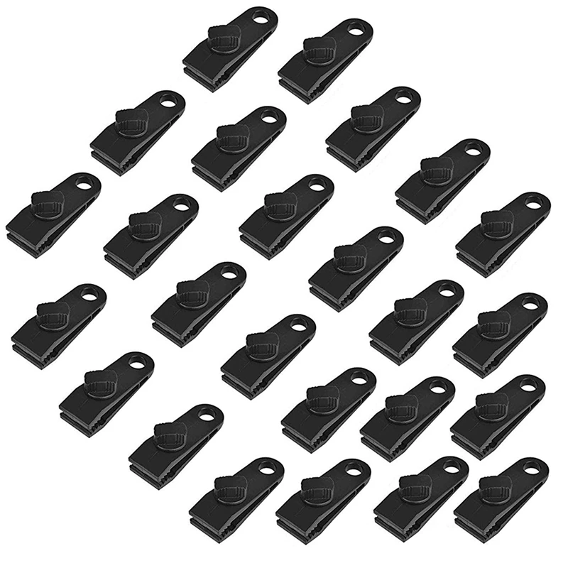 

25 Pcs Reusable Tarp Clips-For Canopy Tents, Awnings, Camping, Boat Covers, Car Covers, Swimming Pools