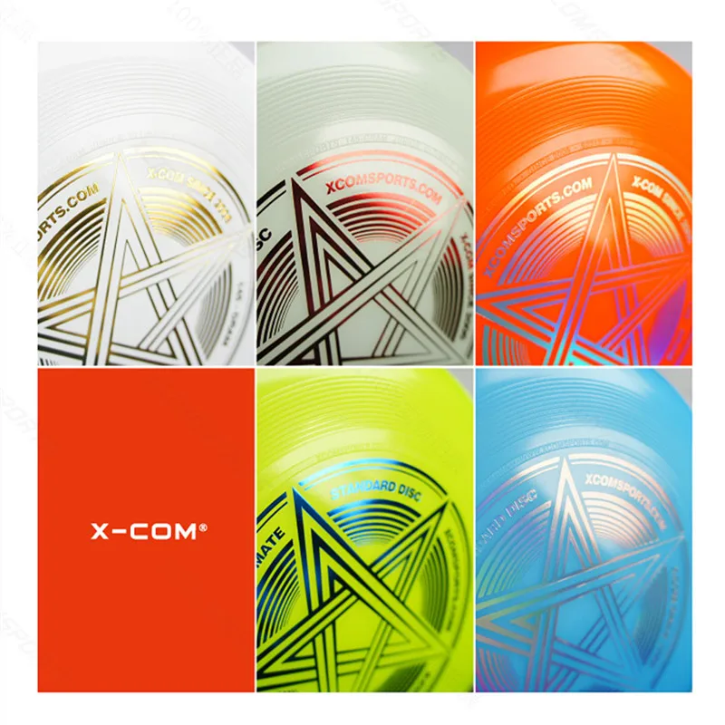 X COM Professional Ultimate Flying Disc сертифицированный WFDF 175g 4 цвета с сумкой для