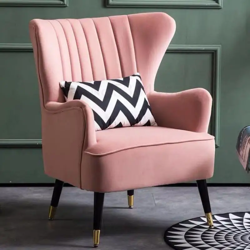 Одиночный диван Северный Европейский легкий роскошный подлокотник Сетка