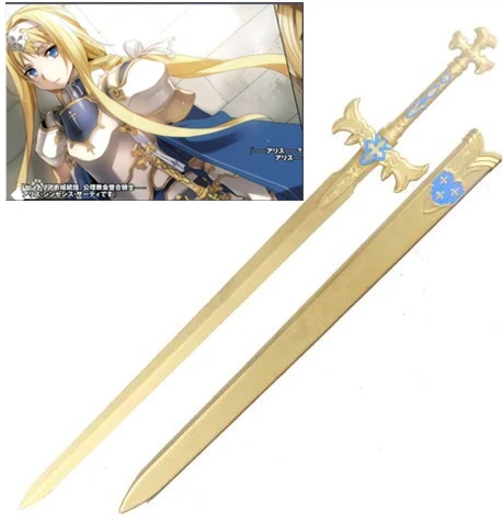 

SAO Sword Art Online Alicization Integrity Knight Alice Synthesis Thirty Fragrant Olive PU Sword Cosplay Prop party Game outfit