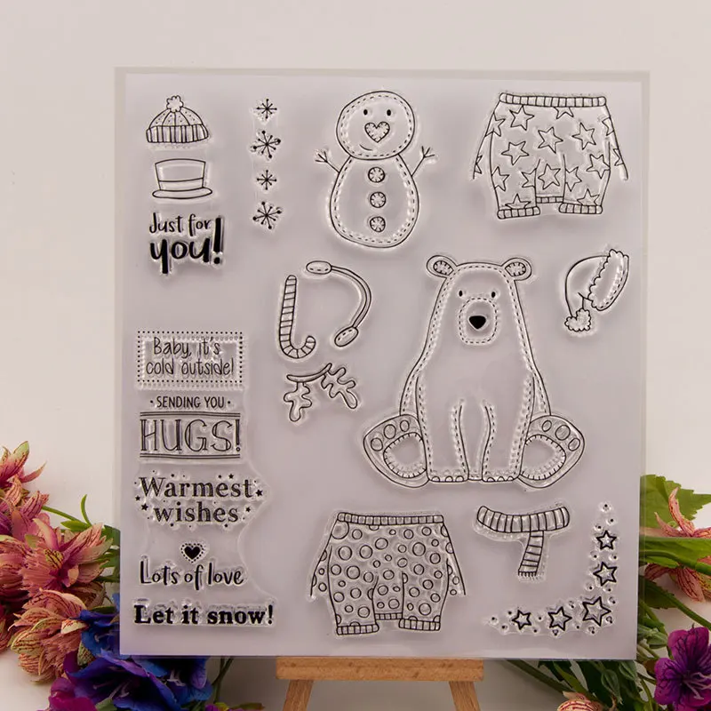 Милый Кот прозрачный чистый силикон штамп/печать для DIY Скрапбукинг/фотоальбом