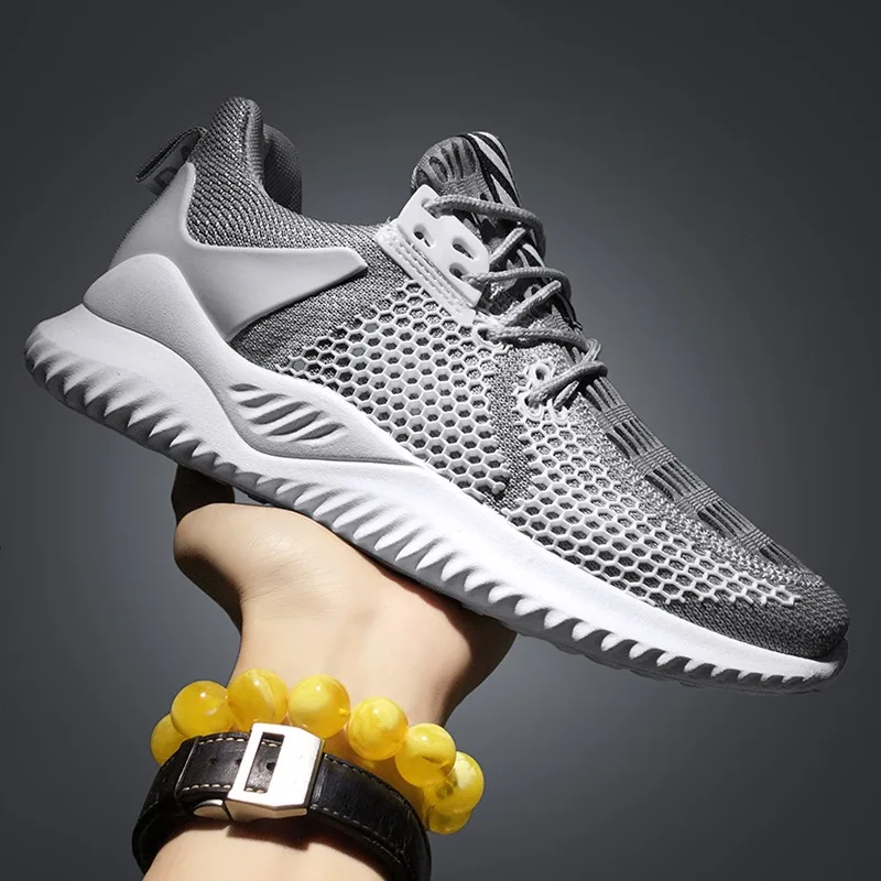 

High Quality Men's Sneakers Fashion Trend Men summer sports Leisure Shoes Breathable Flying Weaving men's casual shoes Brand2021