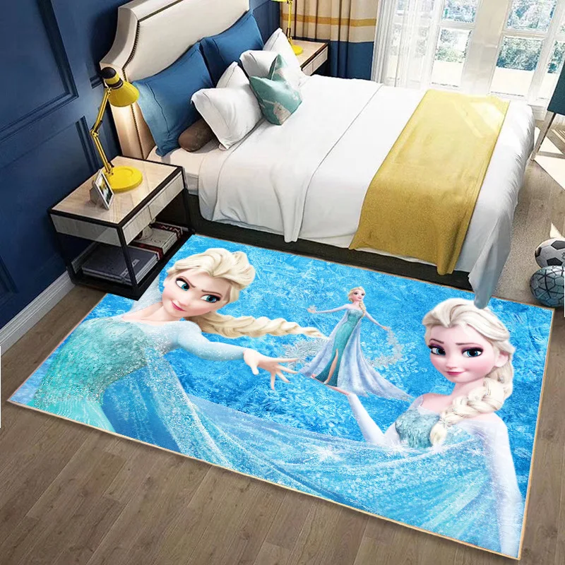 

Disney Frozen Princess Carpet Adult Children Birthday Gifts Home Decorations Baby Crawling Blanket Comfort Hotel Floor Mat