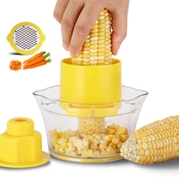 stainless steel corn stripper corn peeler corn cutter corn cob remover corn stripping tool kitchen cooking tools