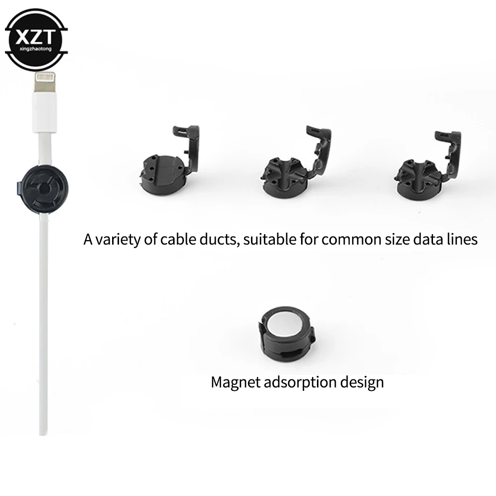 Магнитный Настольный зажим для кабеля аккуратное устройство управления