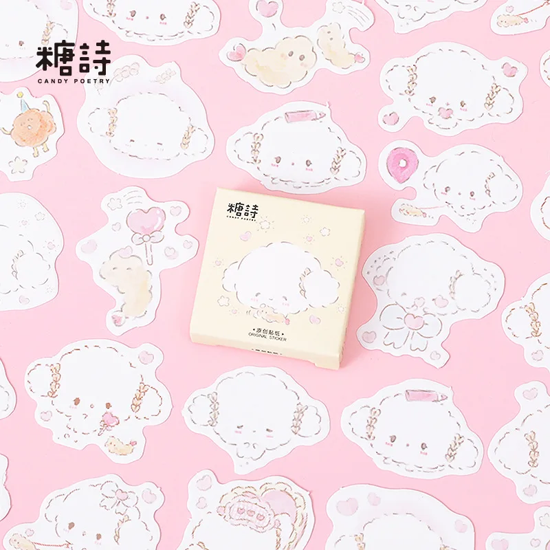 

45pcs/box Stationery Sticky Note Cute Rabbit DIY Sticky Paper Kawaii Animal Pink Stickers For Decoration Diary Scrapbooking