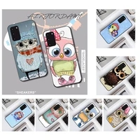 penghuwan colorful owls luxury unique design phone cover for samsung s20 plus ultra s6 s7 edge s8 s9 plus s10 5g