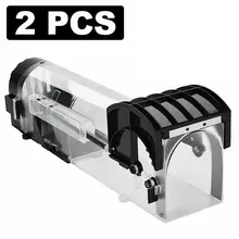 Reusable Live Rat Trap Plastic Mousetrap Mice No Kill Killer Rodents Catcher Cage Indoor Outdoor Pest Control Mouse Traps