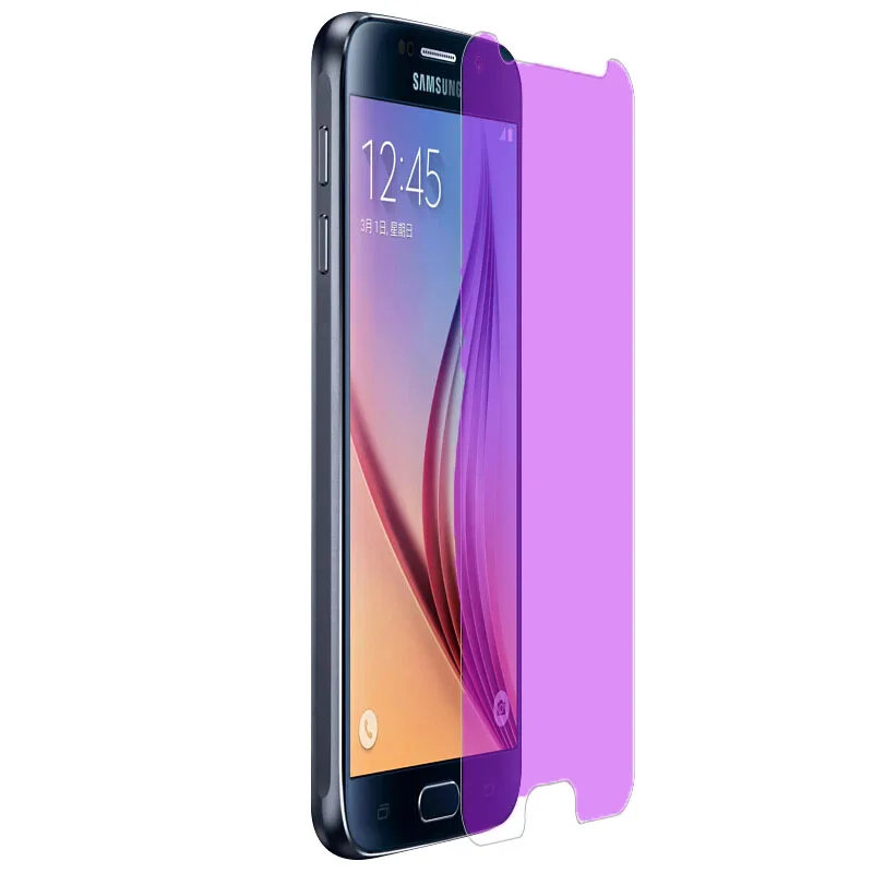 Закаленное стекло для samsung Galaxy S6 анти синий светильник Взрывозащищенная защитная