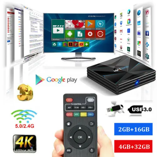 HK1 Супер 3D Smart tv Box Android 9 0 BOX RK3318 4 + 32G четырехъядерный двойной WiFi 4K медиаплеер |
