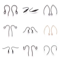 10pcs 304 stainless steel french earrings hooks ear wires earring dangles for women girl ladies diy jewelry findings accessories
