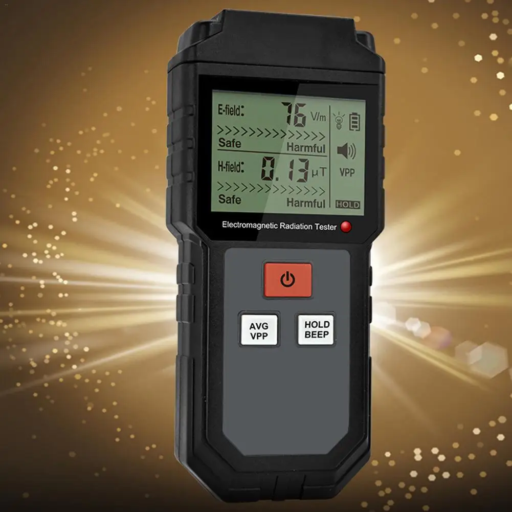 Детектор электромагнитных излучений цифровой ЖК-прибор EMF детектор электромагнитного излучения