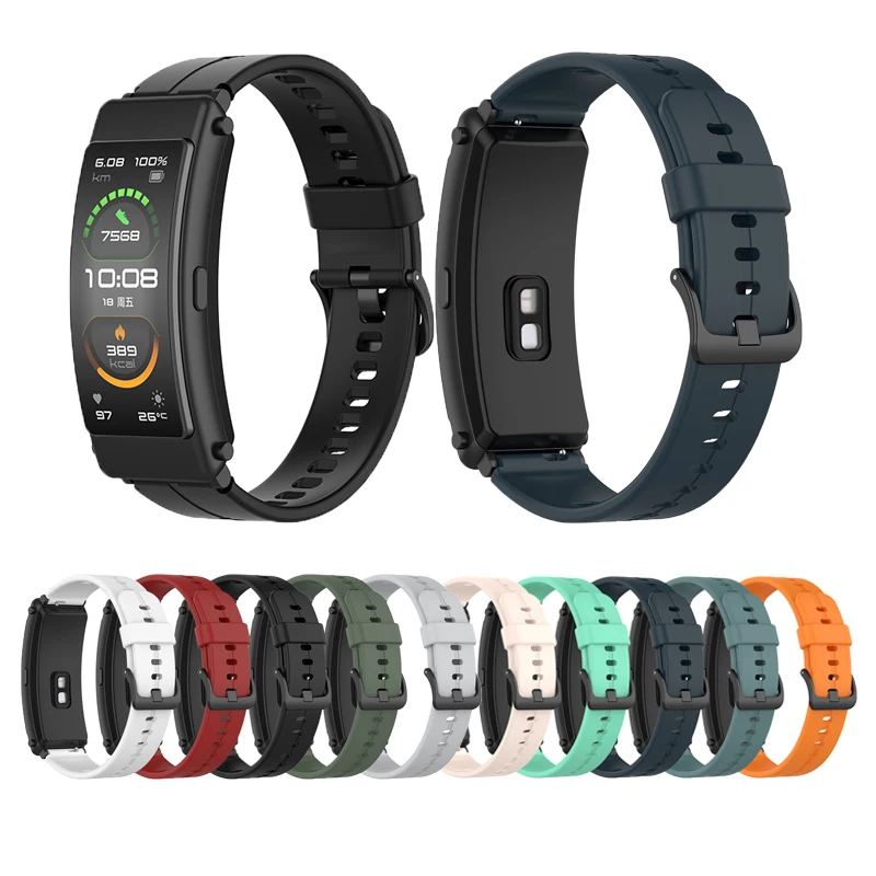 Ремешок силиконовый для HUAWEI TalkBand B6 B3 резиновый браслет смарт часов Band 3