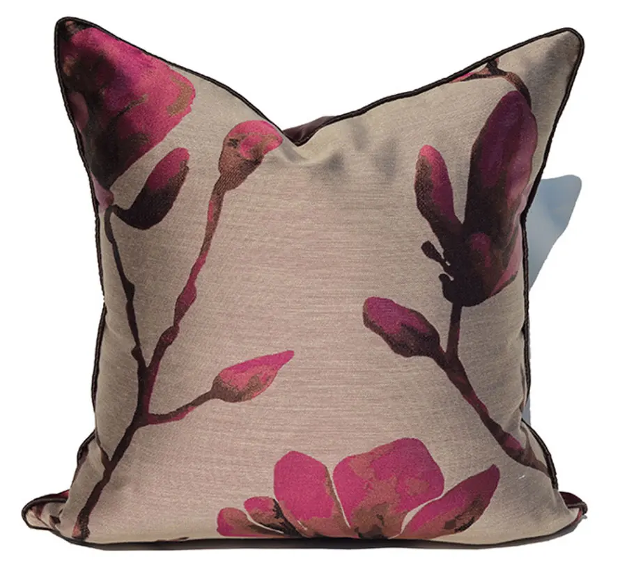 Vintage trend flower decorative throw pillow/almofadas case 45 50 girl,european american country cushion cover home decorating