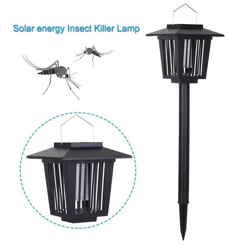 2 в 1 на солнечных батареях комаров убийца лампы вредителей насекомых Убийца
