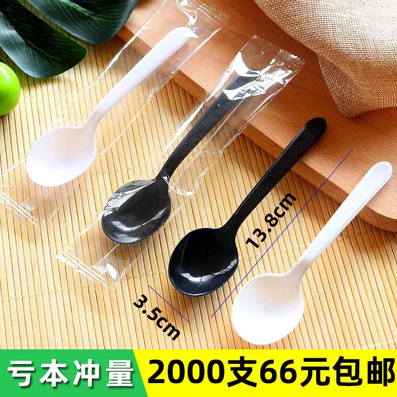

100pcs Mini Transparent Plastic Spoons Disposable Flatware Spoons for Jelly Ice Cream Dessert Appetizer Disposable Spoons