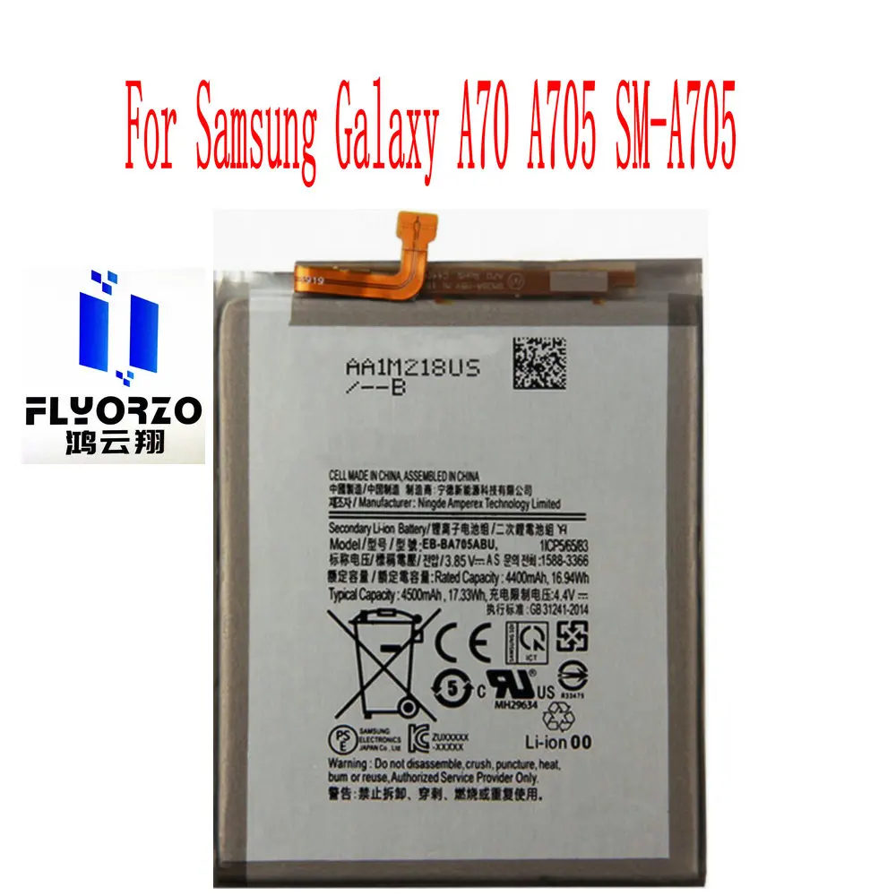 

Brand new 4500mAh EB-BA705ABU Battery For Samsung Galaxy A70 A705 SM-A705 Mobile Phone