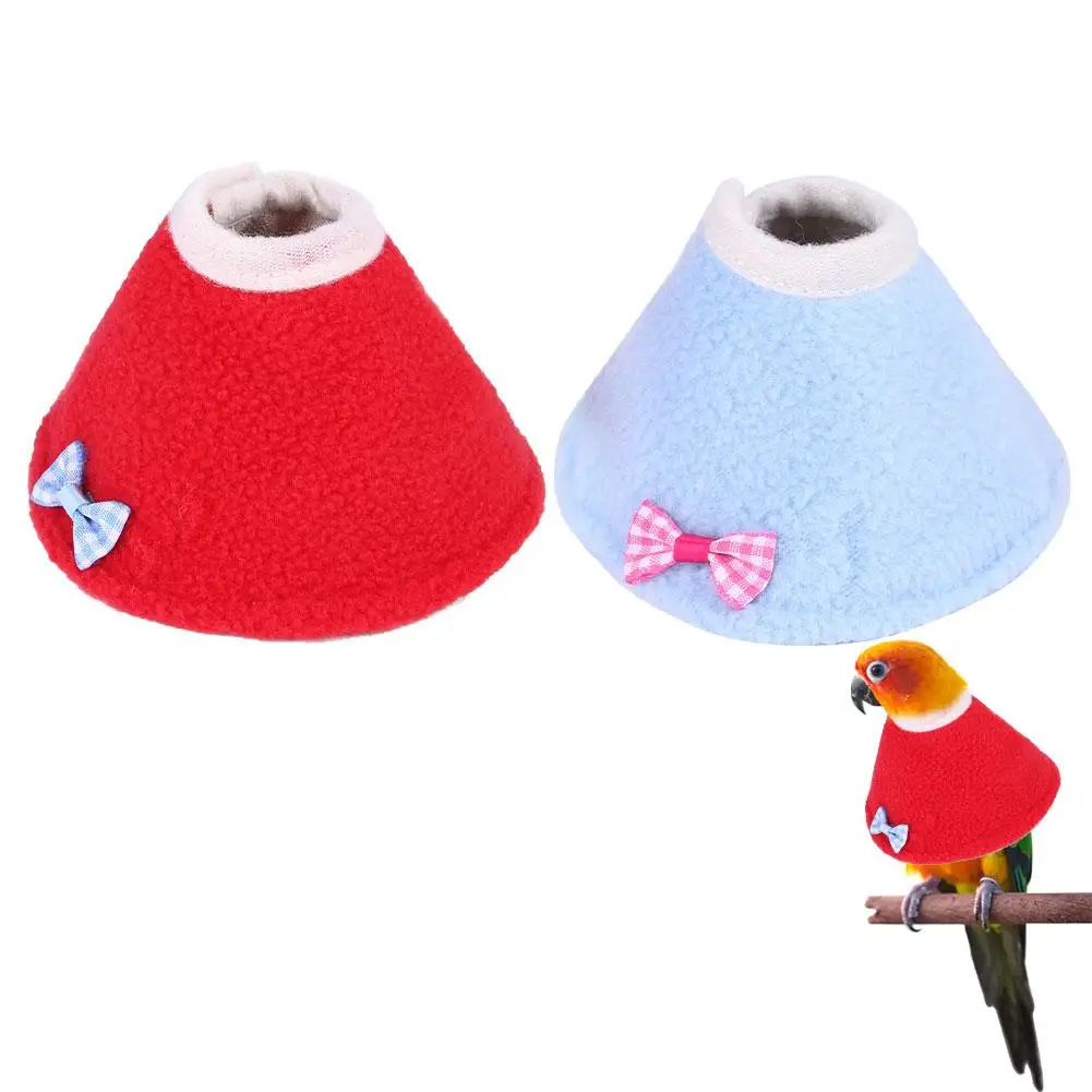 Bird Recovery Collar Padded Soft Adjustable Parrot Neck Sleeve Elizabethan Full Body Coverage Goffins Cockatoo | Дом и сад
