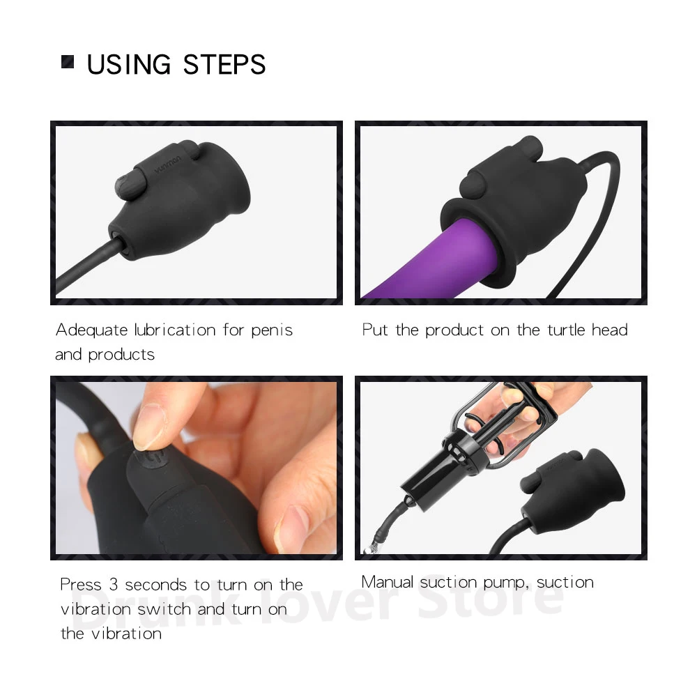 10 скоростей силиконовый пенис насос всасывающий вибратор для мужчин мастурбатор