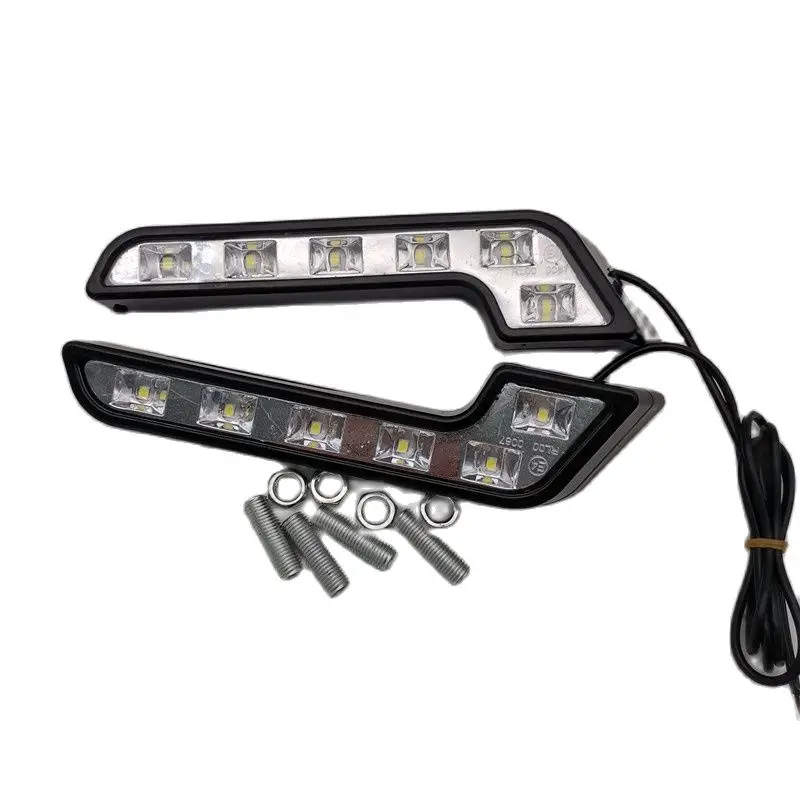

2X L Shaped 6LED Super White 12V Waterproof Driving Fog Light Lamp Car Accessory