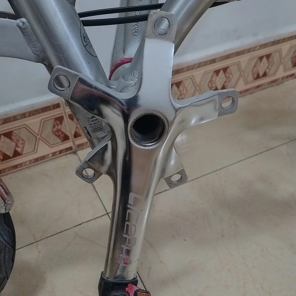 

1Pair Bicycle Crank Arms 170 mm 130 BCD Aluminum Alloy Folding Bike Crank Arms with 5 Crank Bolts Chainring No Include New Hot
