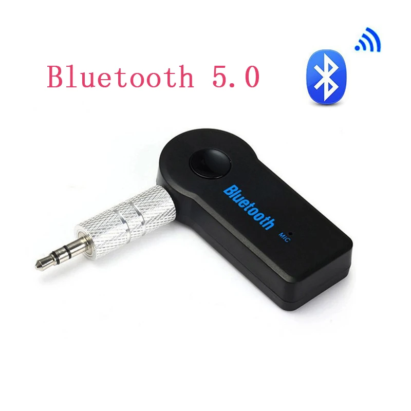 Bluetooth 5.0 Receiver 3.5mm AUX Audio Plug Wireless Transmitter Music Adapter For MP3 Car Speaker Headphone Hands Free Call | Электроника