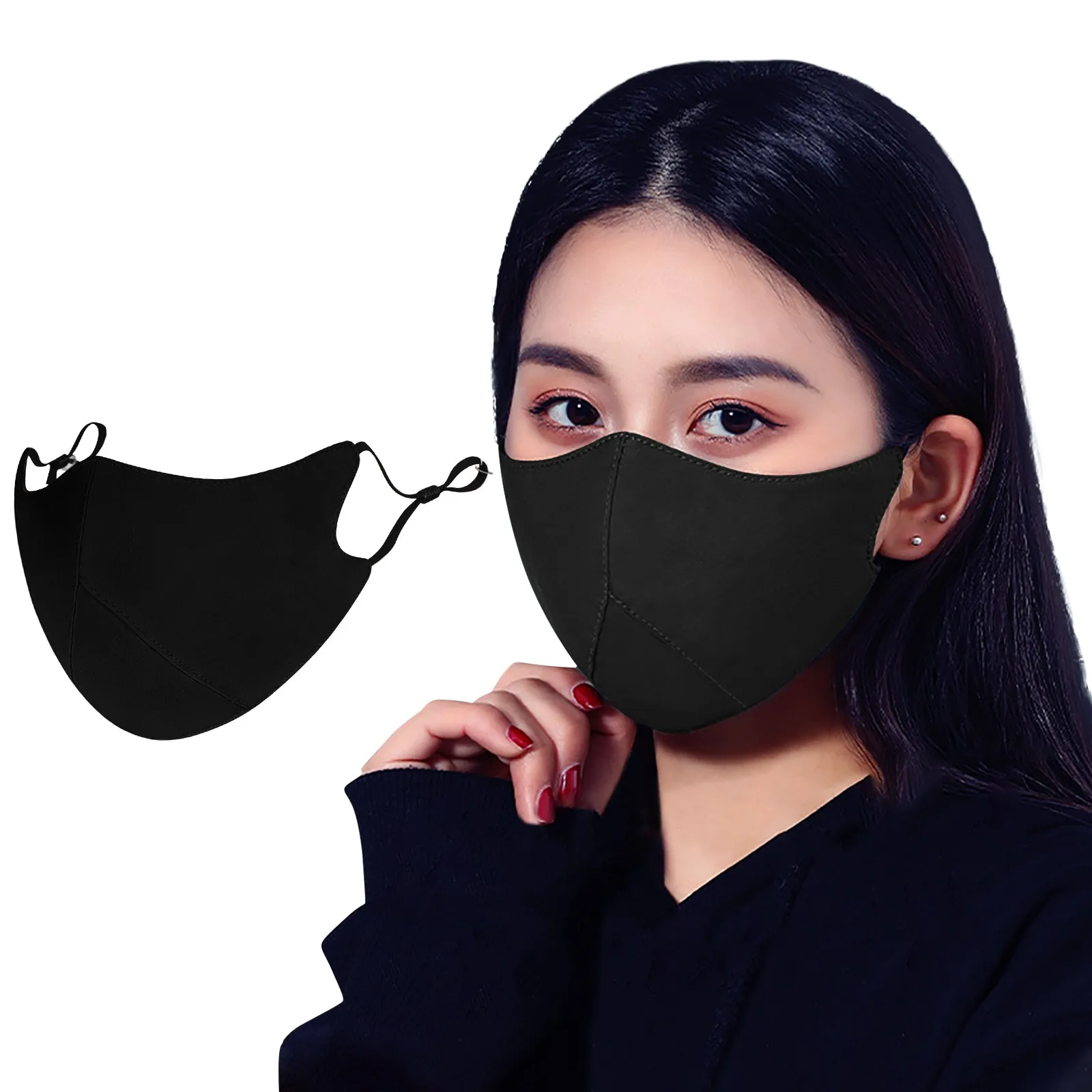 Респиратор для взрослых многоразовый с защитой от ветра | Тематическая одежда и