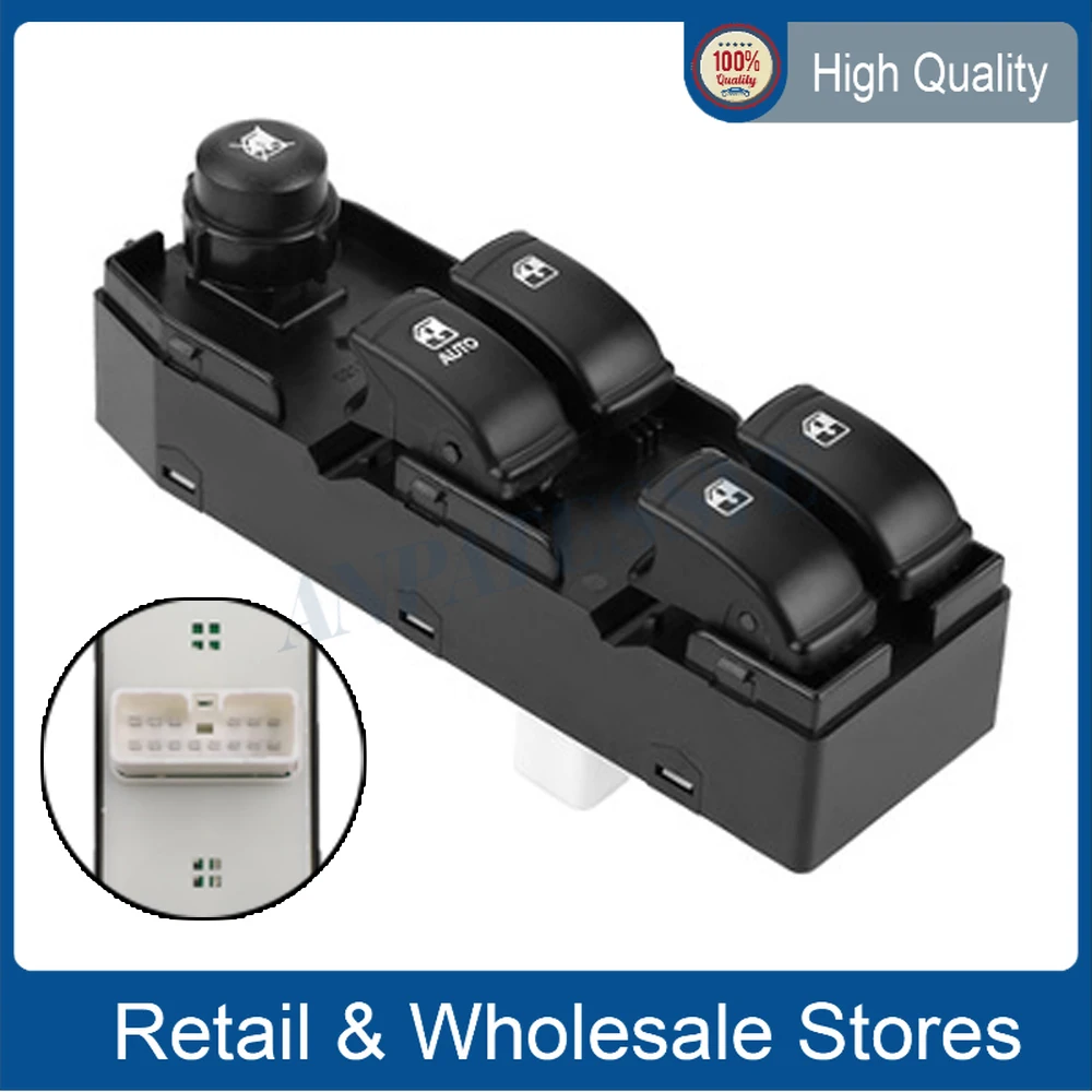 

96552814 Car Window Lifter Switch For Chevrolet Optra Daewoo Lacetti Front Left Master Power Window Switch