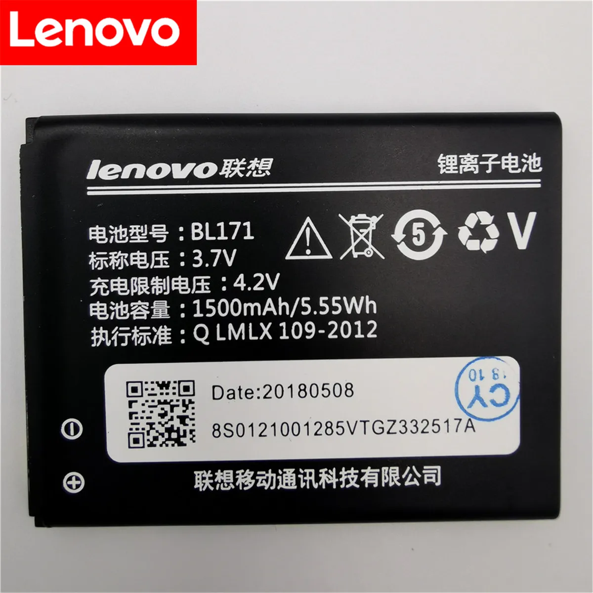 

100% Новый BL171 BL 171 аккумулятор для телефона Lenovo A60 A65 A319 A500 A368 A390 A390T A356 A370E BL-171 1500 мАч сменные батареи