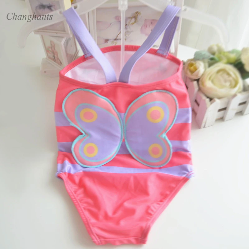 Слитный купальник для девочек 1 8 лет детские купальники фиолетовые и розовые