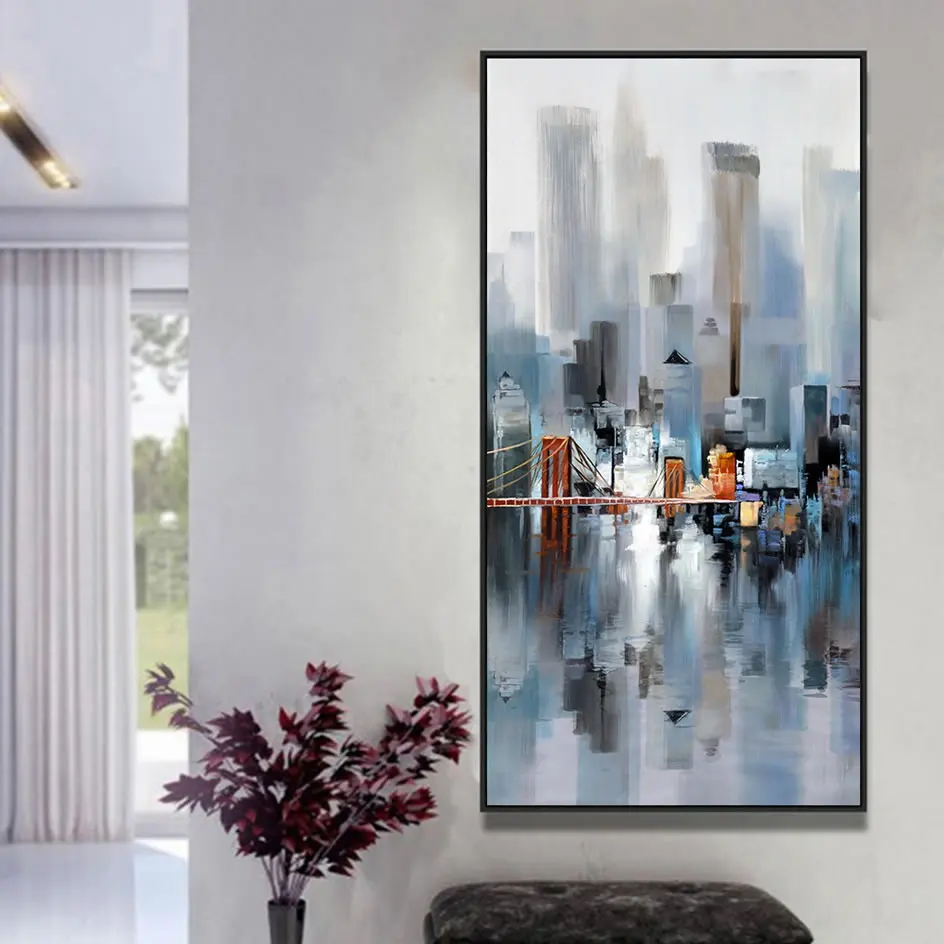 Высотный строительный мост городская архитектура пейзаж абстрактное искусство