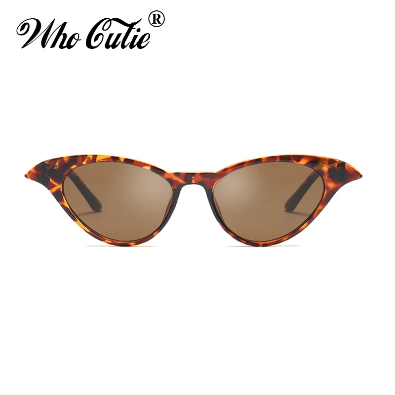 Женские солнцезащитные очки кошачий глаз WHO CUTIE коллекция 2019 года брендовые