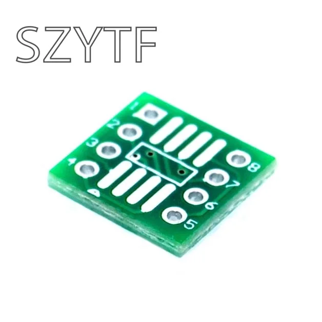 

50 шт./пакет переходная пластина SOP8 SSOP8 TSSOP8 SMD для DIP 0,65/1,27 мм шаг