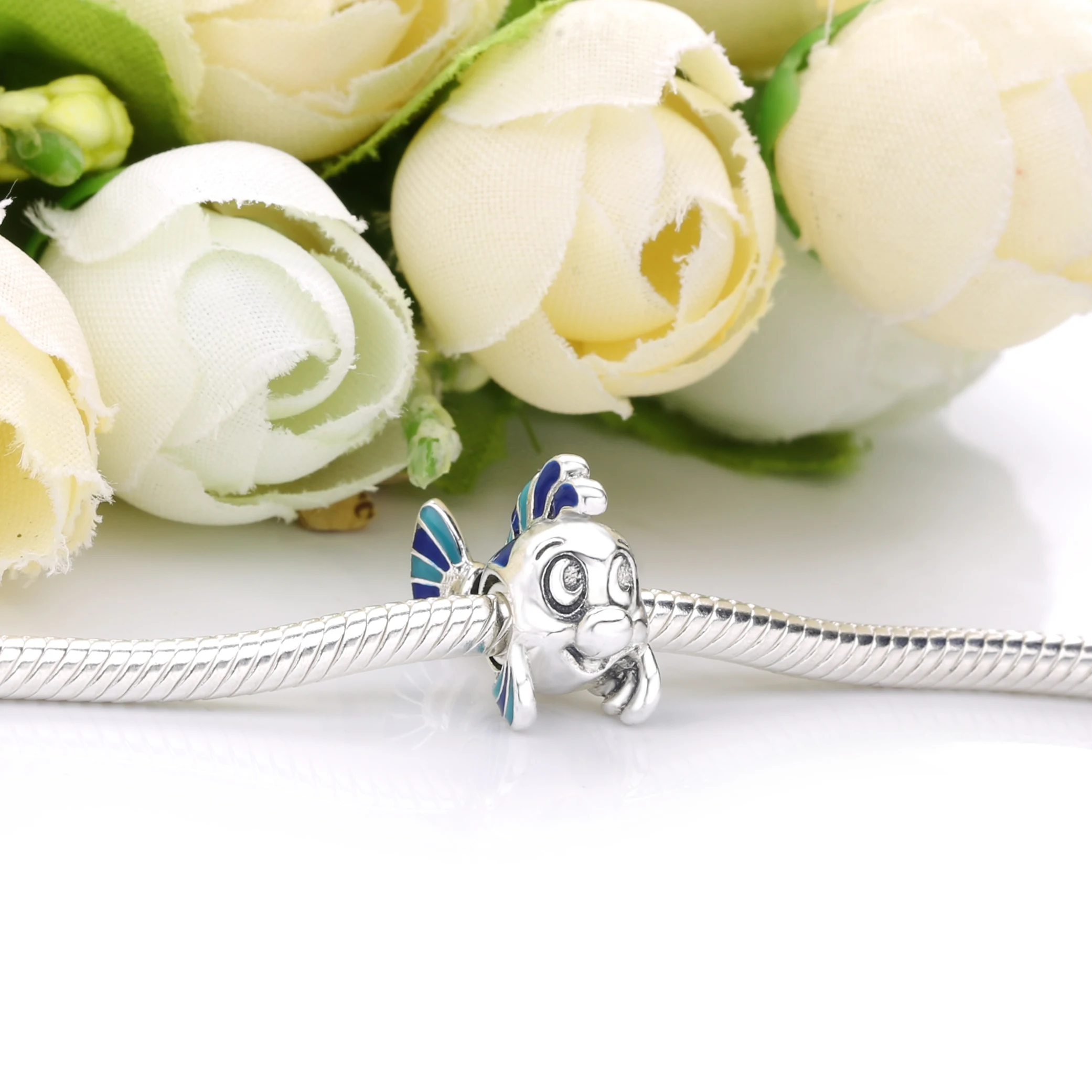 Moonmory Рождественский подарок 925 пробы серебро с рисунком маленькая русалочка