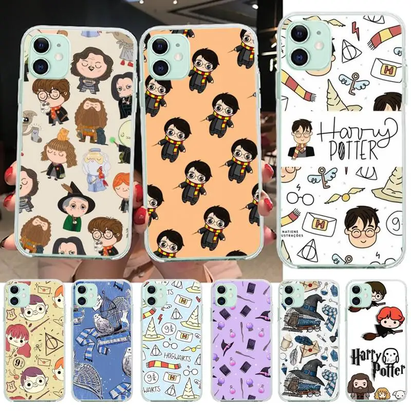 YJZFDYRM мультфильм Harries Поттеры мягкий чехол для телефона iPhone 11 pro XS MAX 8 7 6 6S Plus X 5S SE 2020