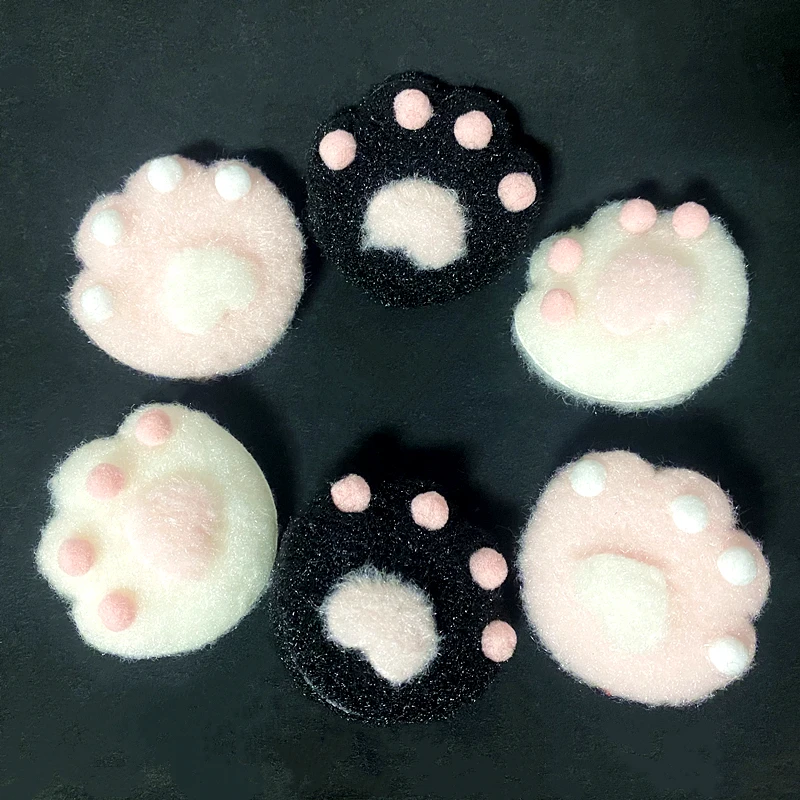 Женская Брошь с милыми мультяшными кошачьими лапками креативная плюшевая