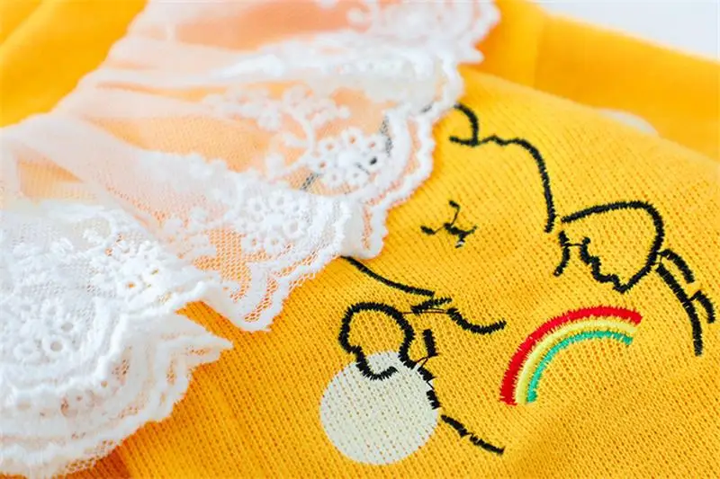 Комплекты одежды для маленьких девочек 2020 весенняя одежда малышей кружевное