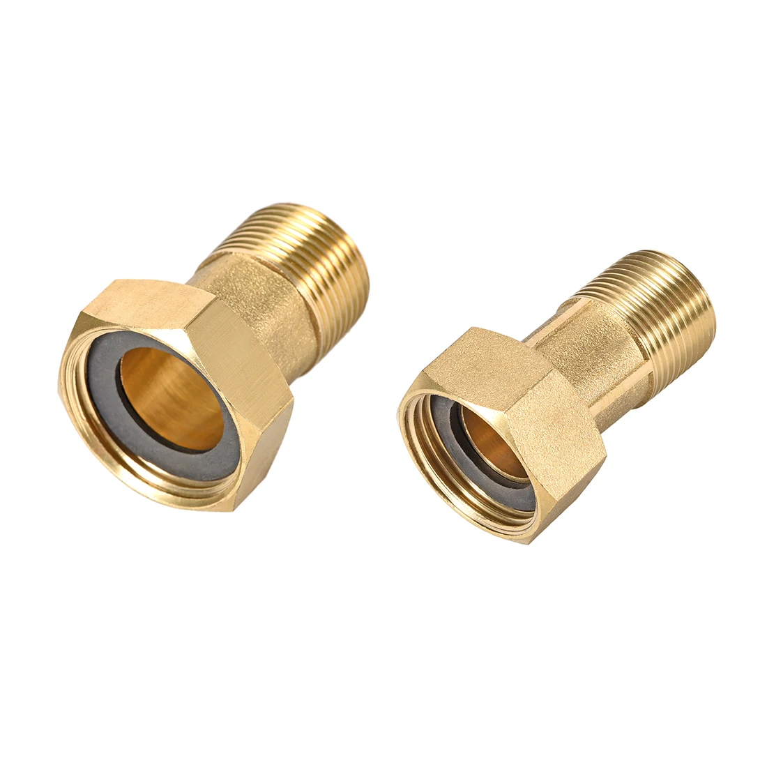

uxcell 1-3pcs Brass Pipe Fitting Hex Nipple G3/4 Male x G1 Female Threaded Connector Water Meter Coupling 49mm 60mm Length