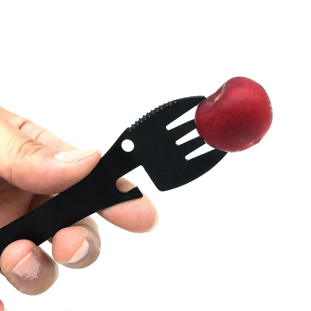 5 в 1 многофункциональная открытая Инструменты Нержавеющая сталь выживания