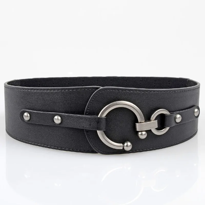 

Эластичный пояс H3287, женский широкий простой поясной ремень из воловьей кожи, Женский высококачественный Модный повседневный поясной ремень