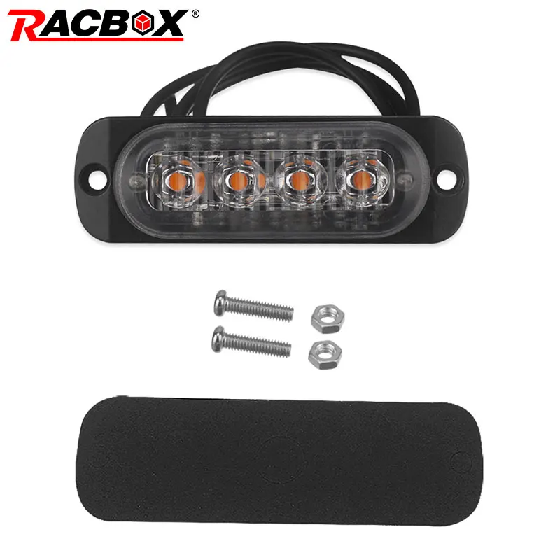 4 светодиода стробоскоп автомобильная лампа сигнальная решетка вспышка ультра