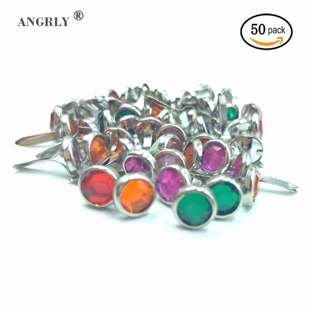 50 шт. Металлические Бриллианты для украшений 8 5 х15 мм|Штифты| |