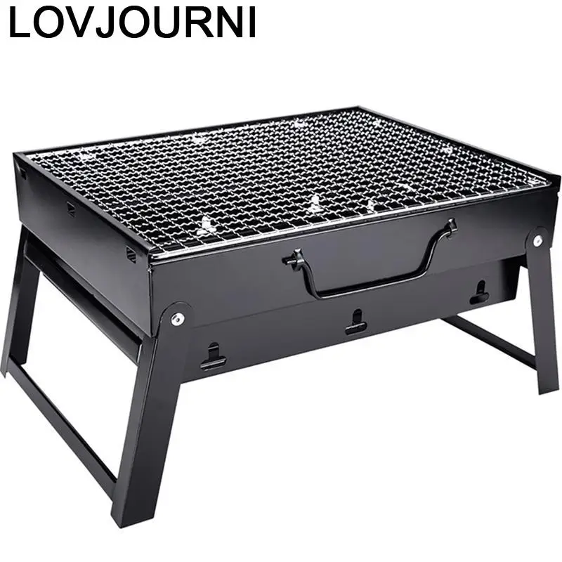 Мини барбекю Grelha Корейская решетка для гриля кемпинга из углеродного волокна