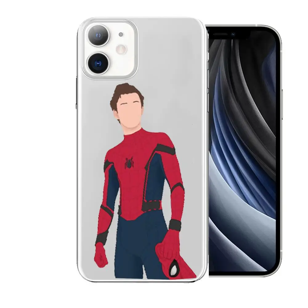Чехол в стиле аниме для iphone 13 11 pro max 12 8 7 6 s XR PLUS X XS SE 2020 mini Transp | Мобильные телефоны и