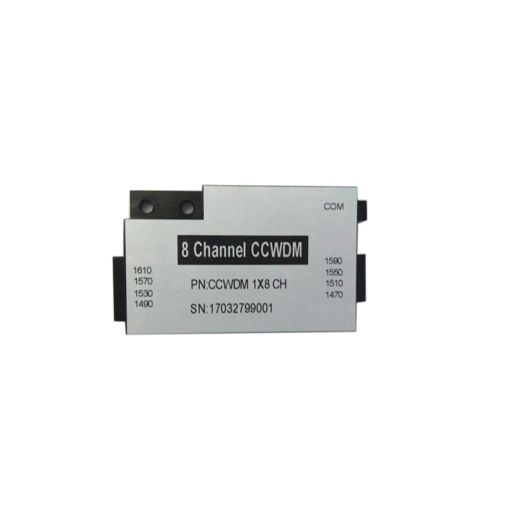 

1470 1490 1510 1530 1550 1570 1590 1610 1x8 CH 8 Channel Compact Coarse Wavelength Division Multiplexer CCWDM
