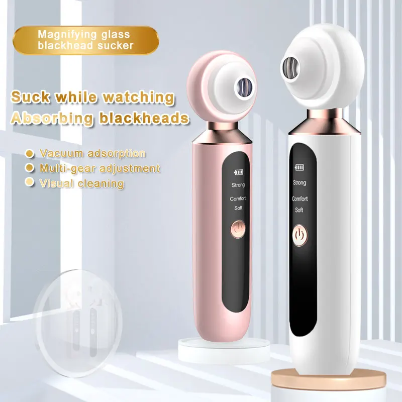 

RUBYONLY Blackhead Remover Vacuum Acne Electric Pore Cleaner LED Light Blackhead Black Point Vacuum Deep Cleansing Suction