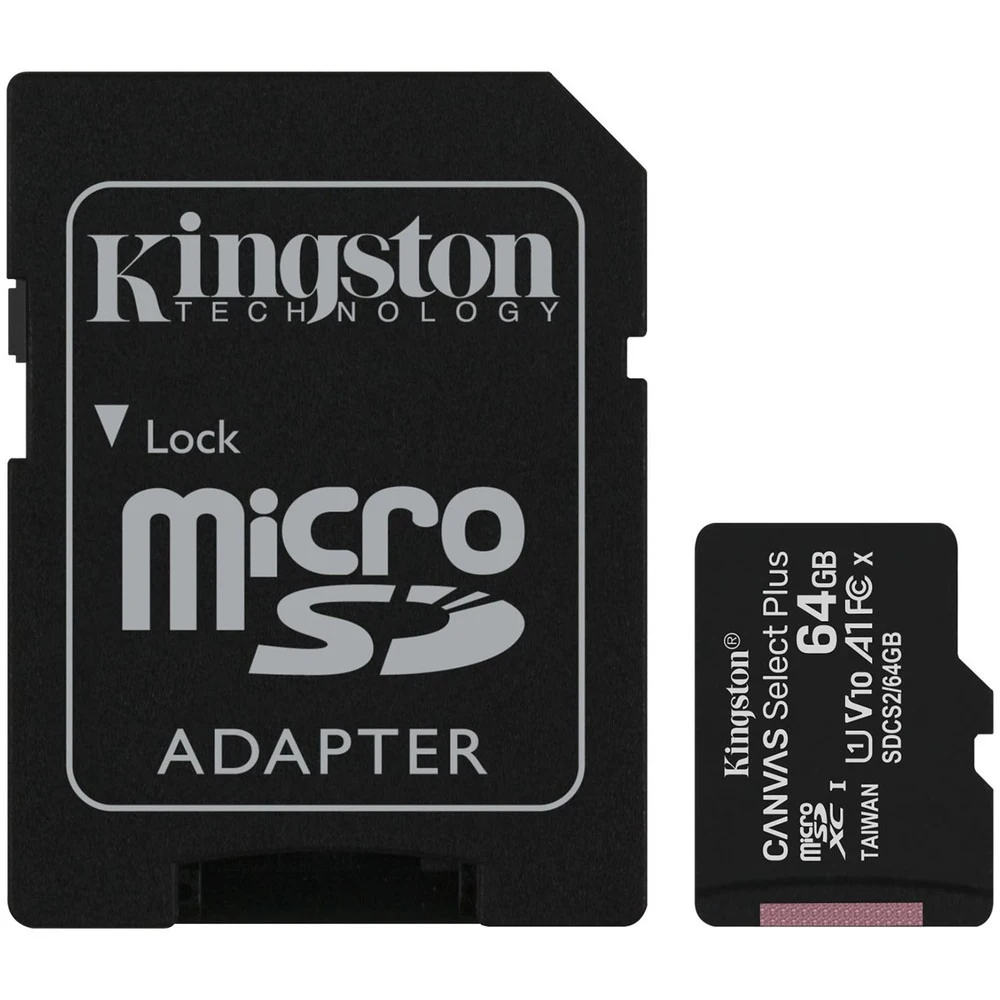 Карты памяти Kingston Canvas Select Plus MicroSD 64GB Class 10 | Компьютеры и офис