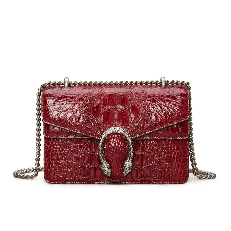 

Dionysus Bag Top Quality Genuine Leather Murse Purses and Handbags Bolsas Bags 2021 Women's Brand Crocodile Business Female Bag