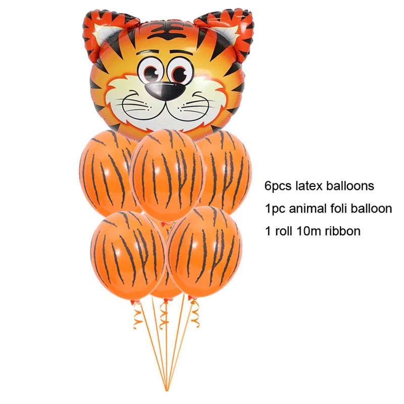 Набор мультяшных фотографий украшение для дня рождения фольгированные